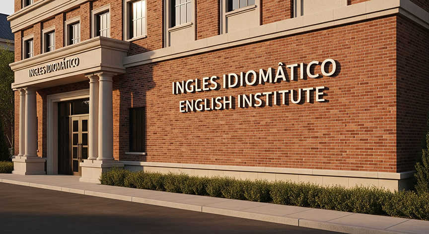 Estudiantes engaging in online English learning at Instituto de Inglés Inglés Idiomático